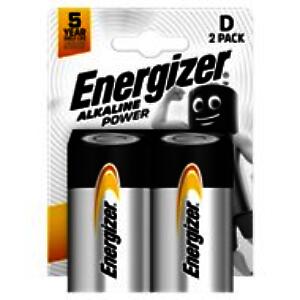 ENERGIZER ALK POWER D BATT 2PK