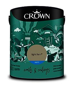 Crown Paints Matt Light Fern 5L
