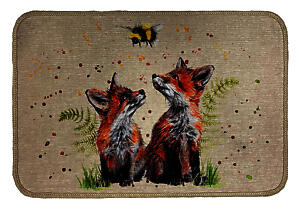 Bree Washable Mat -Fox & Bee