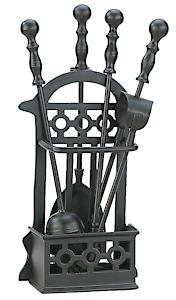VICTORIAN COMP SET BLACK 41CM