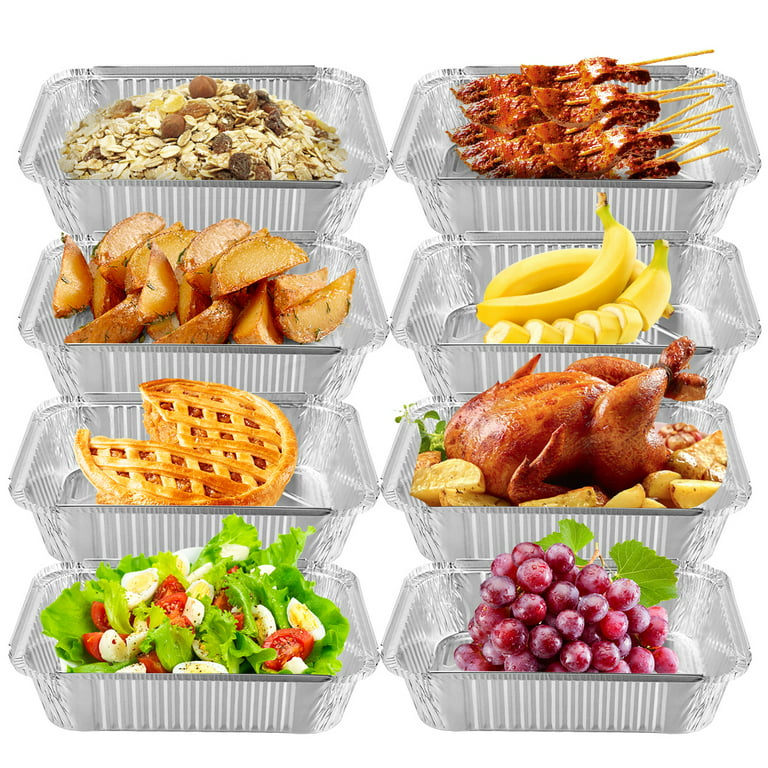 Caroline Foil Tray & Lid 16oz Pack 10's
