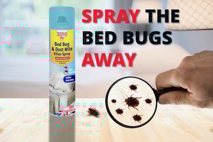 Zero In Bed Bug & Dust Mite Killer Spray 300ml