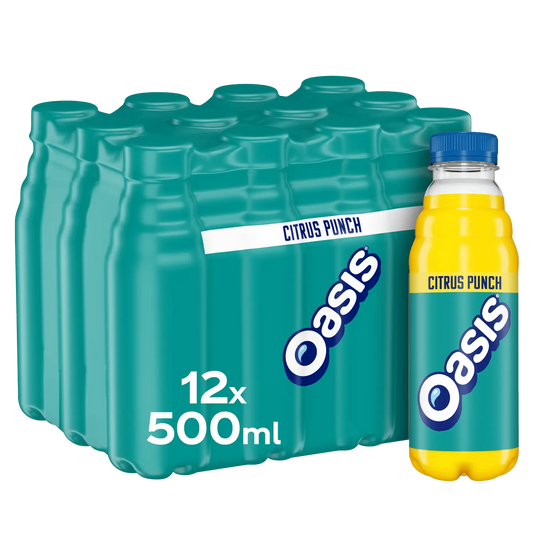 Oasis Citrus Punch Fruit Drink 12x500ml