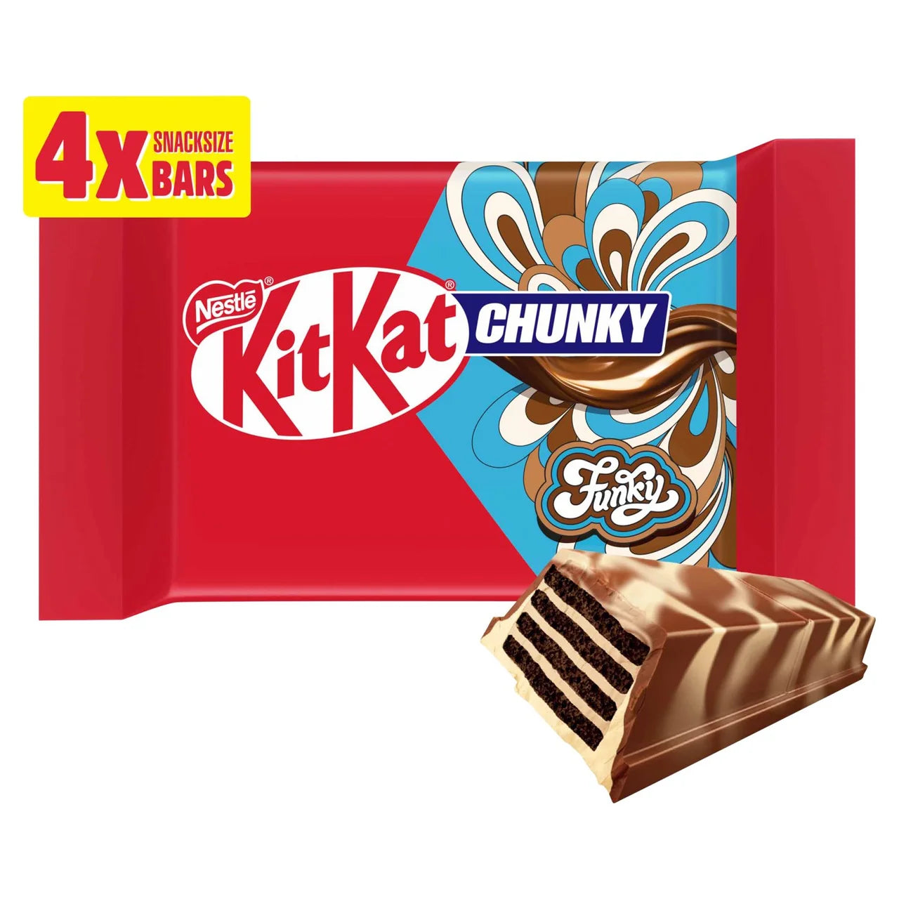 KitKat Chunky Funky Chocolate Bar 4 x 32g