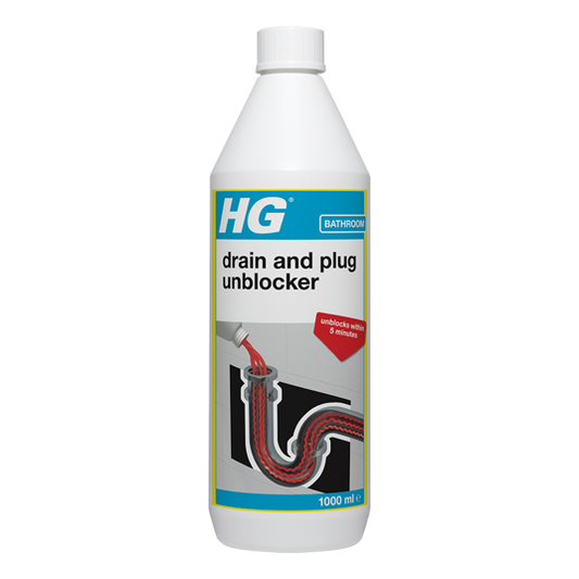 HG Drain Powerful Liquid Drain Unblocker 1 Litre - NWT FM SOLUTIONS