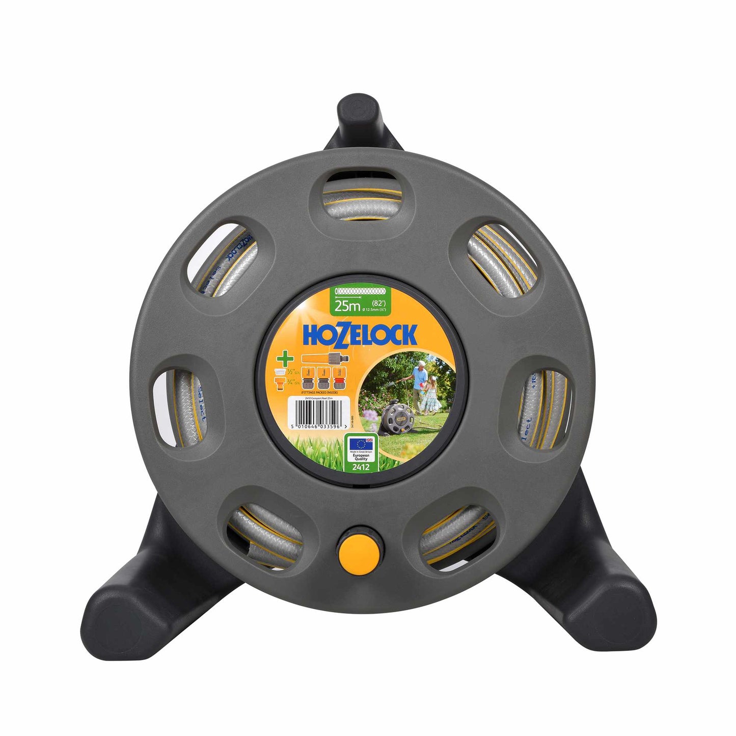 Hozelock Compact 30m Reel & Fittings {2412}