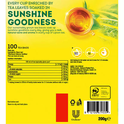 Lipton Yellow Label Tea 100's