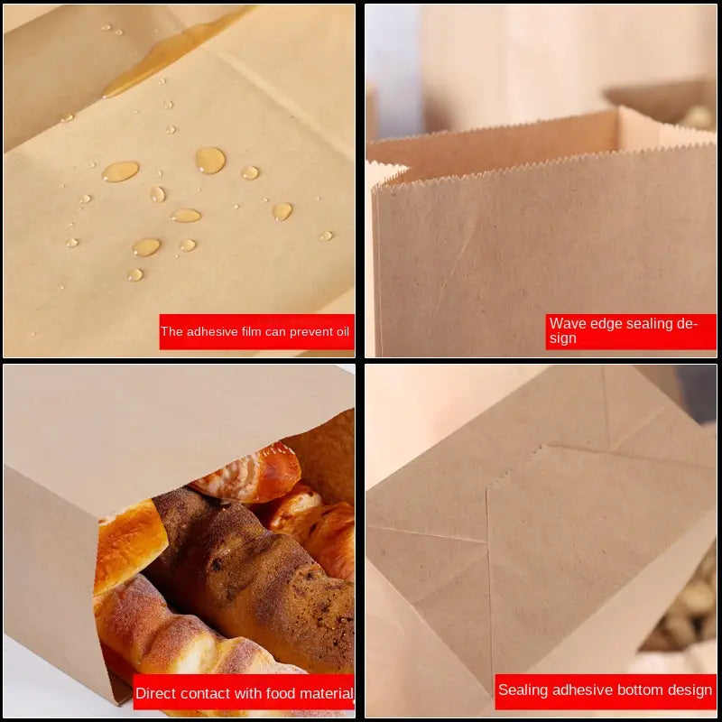 ECO Friendly Paper Sandwich & Snack Bags by TOASTABAGS - 25 Bags