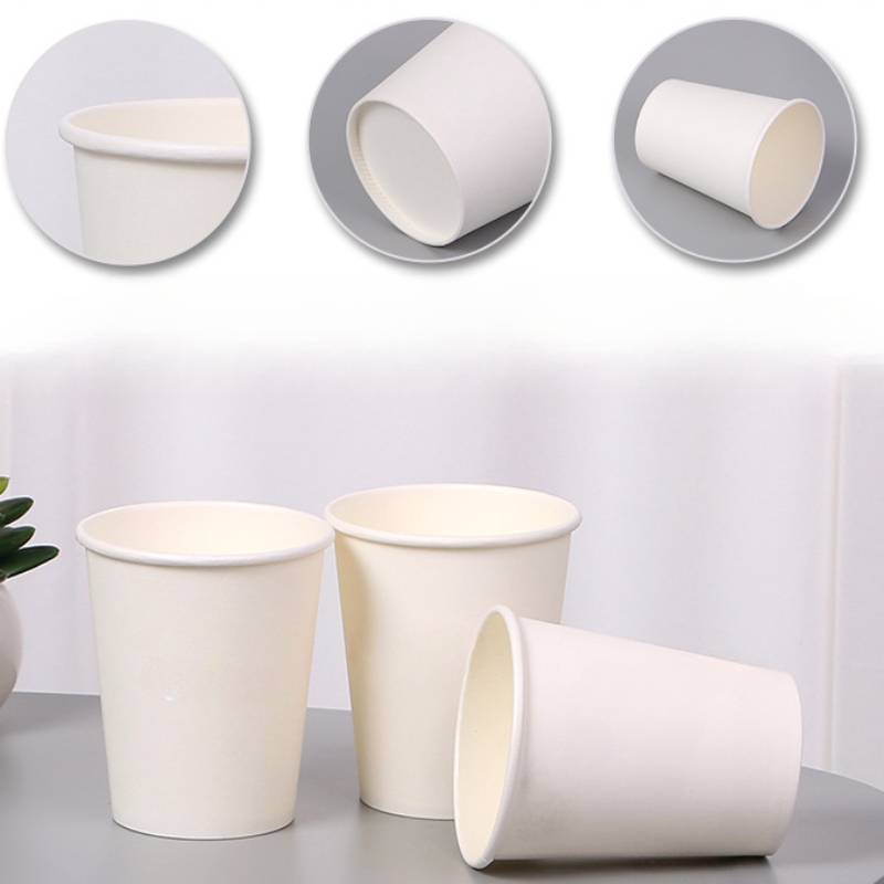 Belgravia 8oz Single Walled White Paper Cups 50's