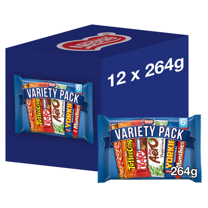 Nestle Variety Chocolate Bar Pack 6's