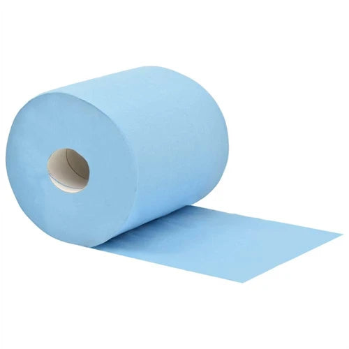 Janit-X Eco 100% Recycled XXL Forecourt Wiper Rolls Blue 2 x 400m x 280mm