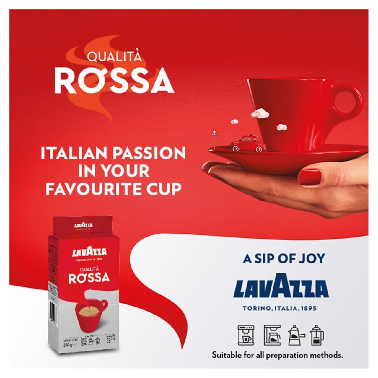 Lavazza Qualita Rossa Coffee 250g