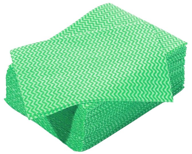 Janit-X/Optima Non Woven General Cleaning Cloths Large 500 x 360mm Green (Pack of 50)