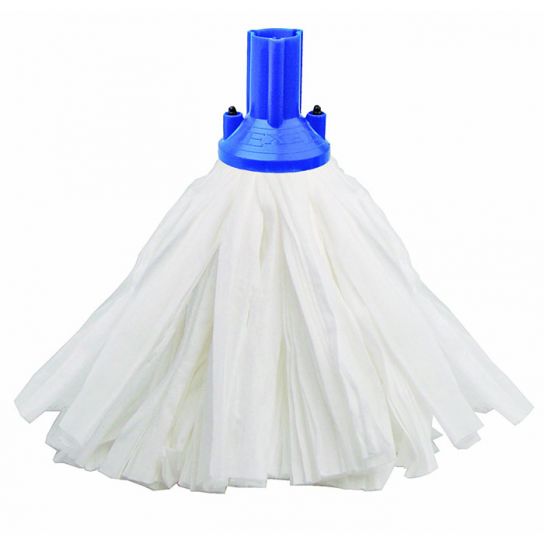 Janit-X Big White Mop Head Blue (10 Mop Pack) - NWT FM SOLUTIONS