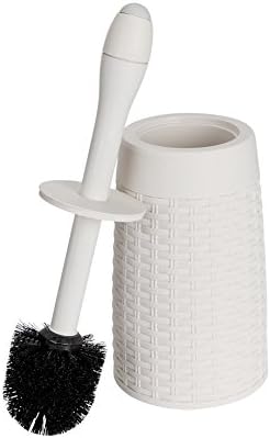 Addis Rattan Closed Cream Toilet Brush Set - NWT FM SOLUTIONS