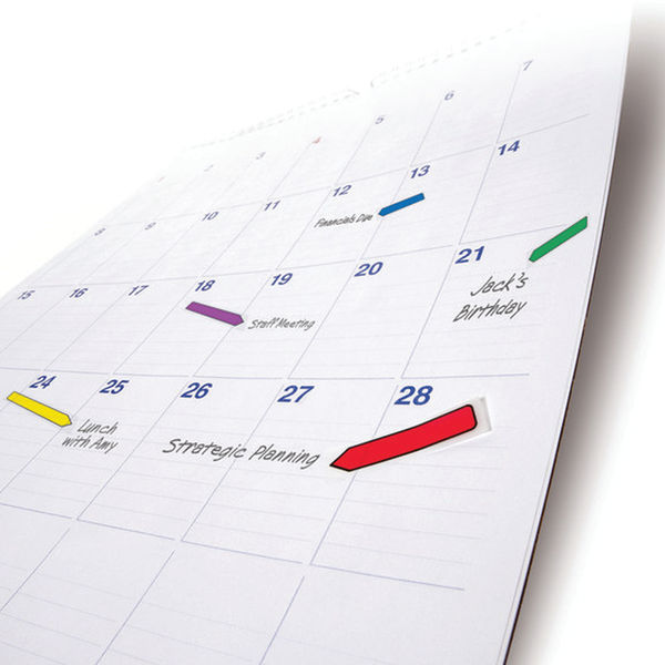 3M Post-it Index Arrows 12mm Refill Red Blue Yellow Green and Pink