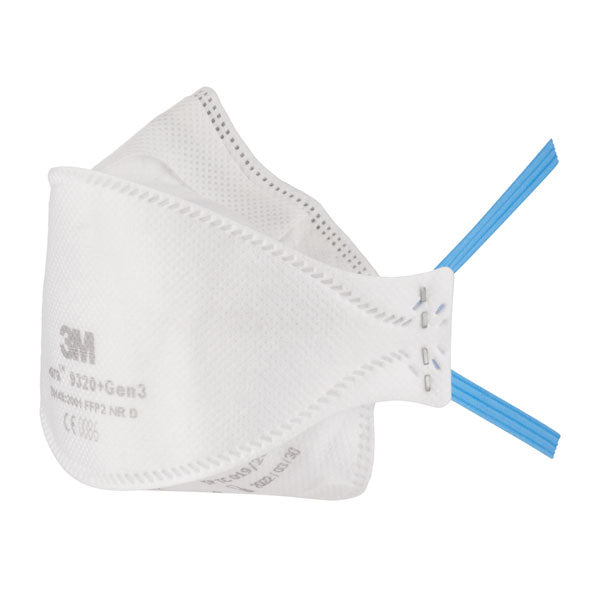 3M 9320+Gen3 Aura Ffp2 Mask White 508X268X436mm Box 20's