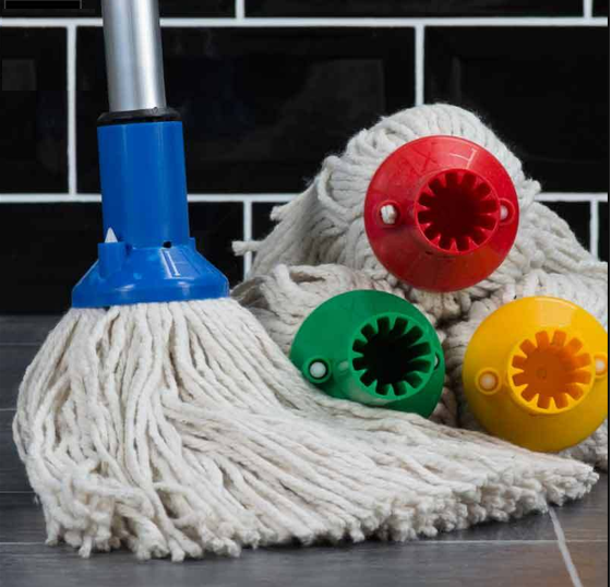 Janit-X PY Smooth Socket Mop 12oz Green (Pack of 10) 101869G - NWT FM SOLUTIONS