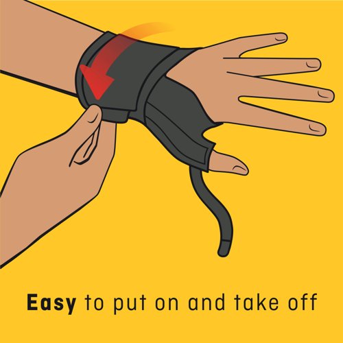 Futuro Deluxe Thumb Stabilizer Small-Medium 12.7-16.5cm Black 45843SPEI