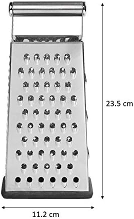 Tala Large Stainless Steel Box Grater With Non Slip Base