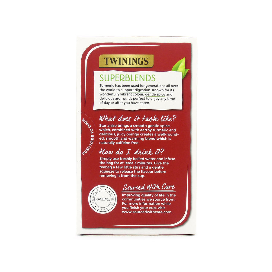 Twinings Superblends Turmeric Envelopes 20's