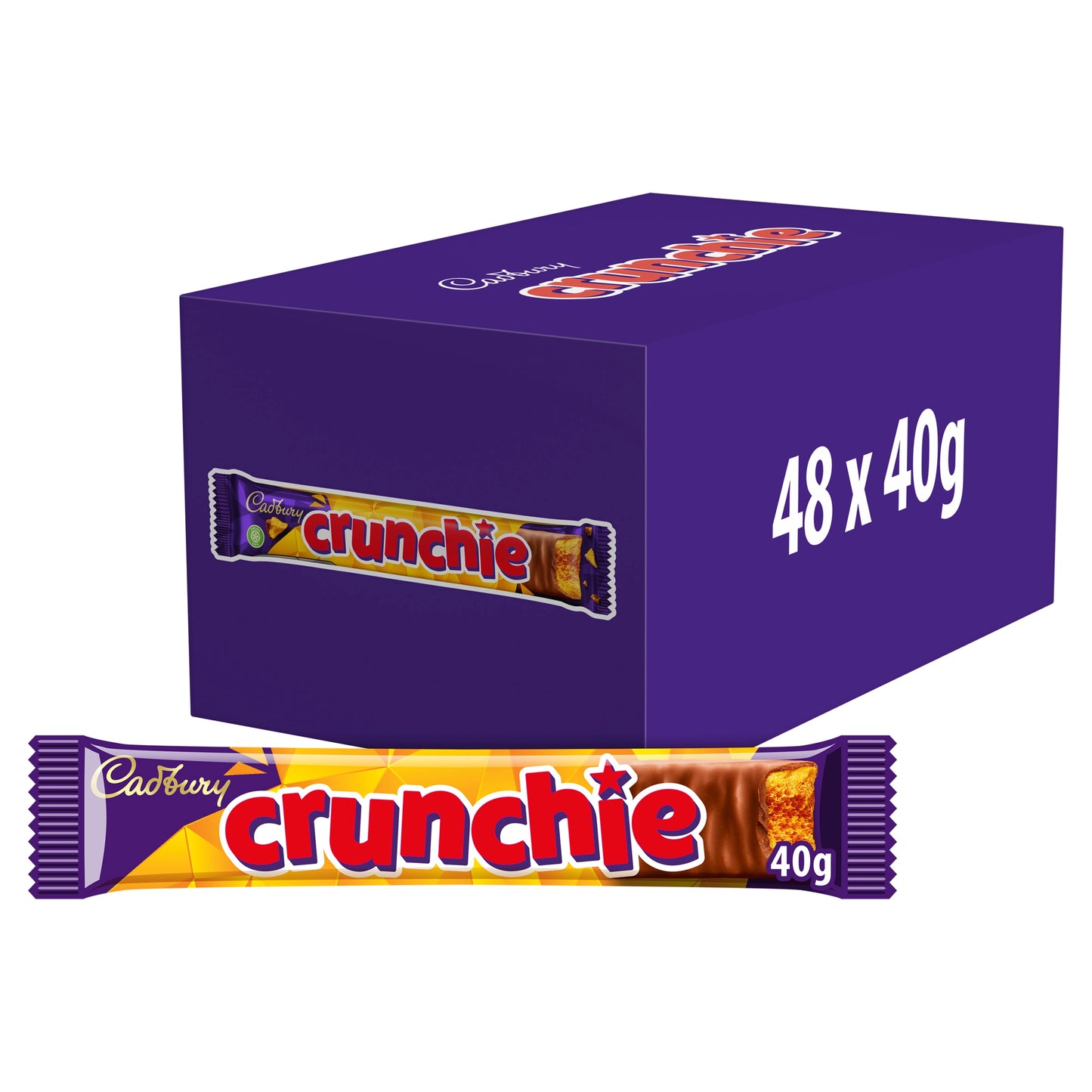 Cadbury Crunchie 40g Bar Pack 48's