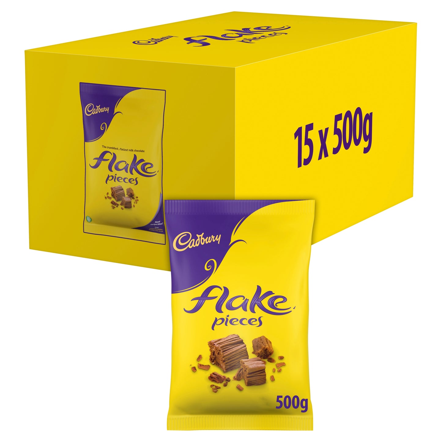 Cadbury Inclusions Dessert Toppings 500g FLAKE