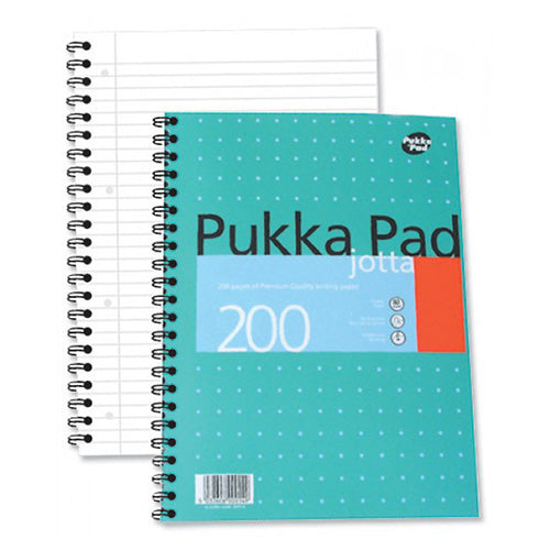Pukka Pad Ruled Wirebound Metallic Jotta Notebook 200 Pages A5 JM021