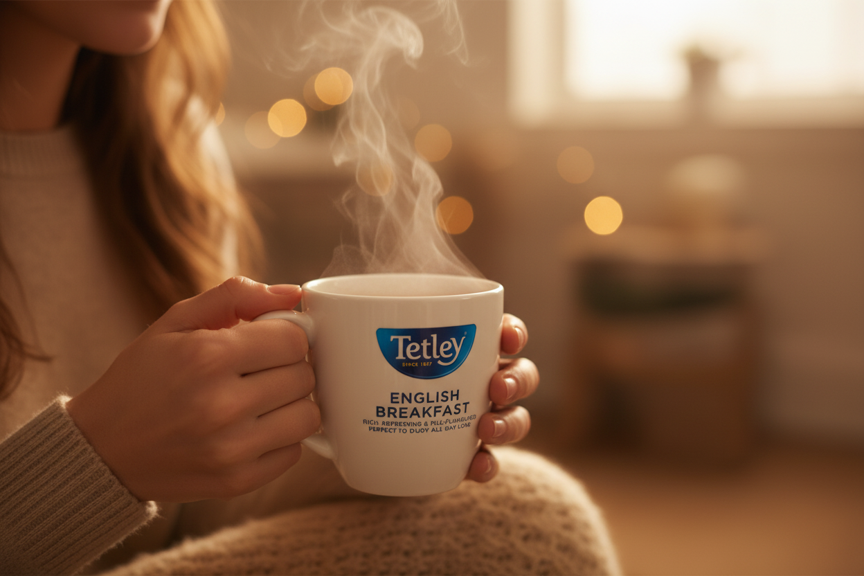 Tetley English Breakfast String & Tag Tea Bags 100s