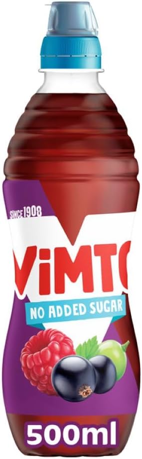 Vimto Still Juice Drink | Blackcurrant, Grape & Raspberry | 12 x 500ml Bottles