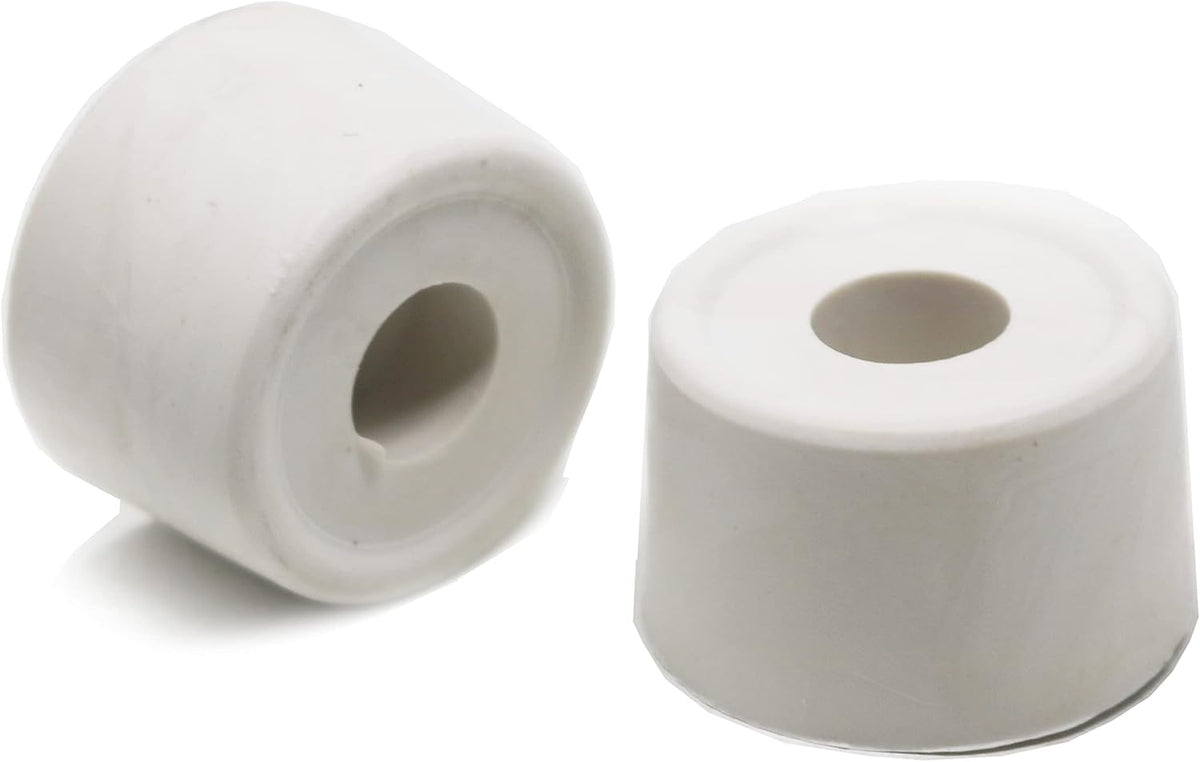 Securit Door Stops White 30mm S6870 x 2 Pack