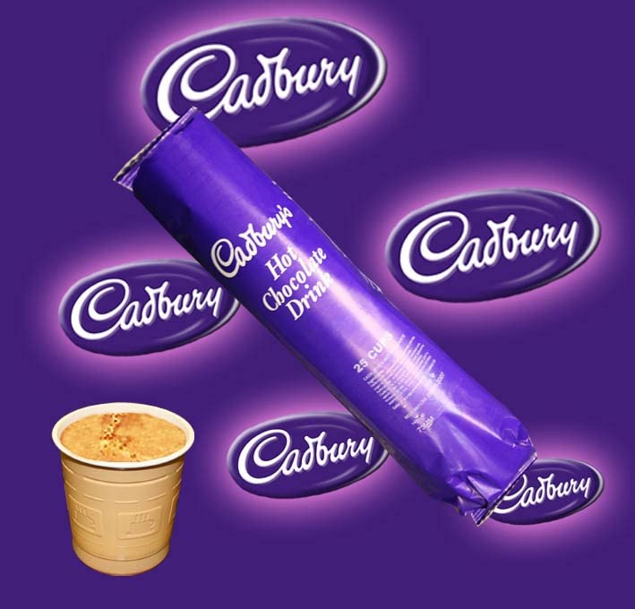 275 x Incup Variety Pack Drinks for Vending Machines 73mm Cadbury,Gold Blend,Latte, Bovril.