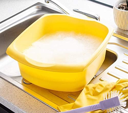 Addis Large Yellow Rectangular Bowl, 9.5L 631895