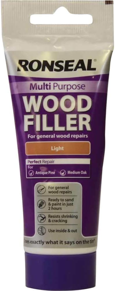 Ronseal Mpwfl325G 325G Multi-Purpose Wood Filler Tube - Light