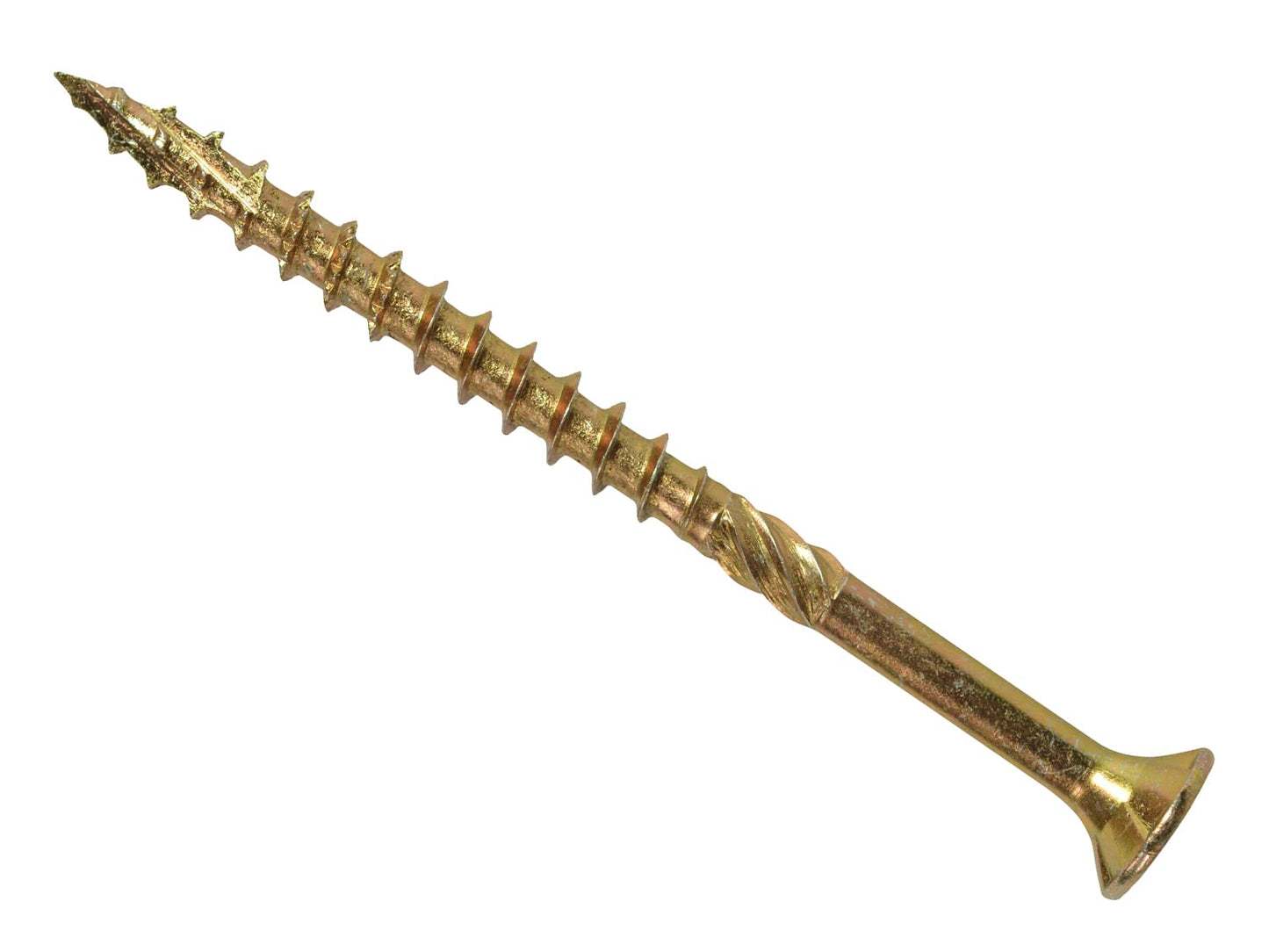 ForgeFast Elite Fast-Start Woodscrews | 4.5 x 30mm | Zinc Yellow | Box 200