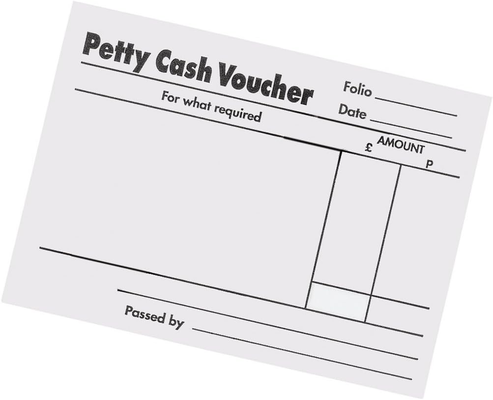 Pukka Pads Petty Cash Pad 100 Leaves 88x138mm White (Pack of 10) 103 1569 - NWT FM SOLUTIONS