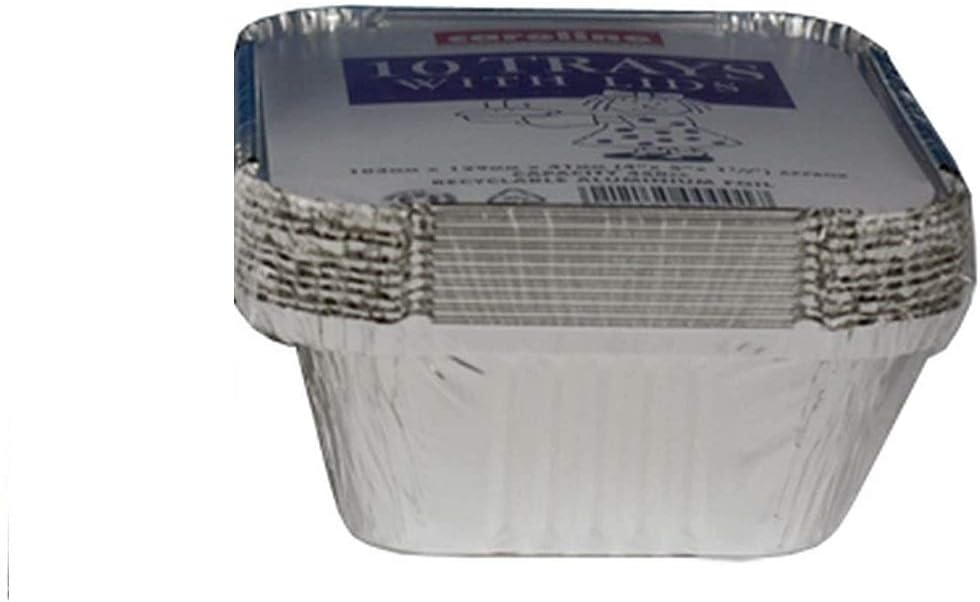 Caroline Foil Tray & Lid 16oz Pack 10's