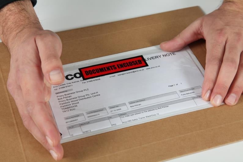 Documents Enclosed,Size A6 Wallets, Printed, Pack 1000's - NWT FM SOLUTIONS