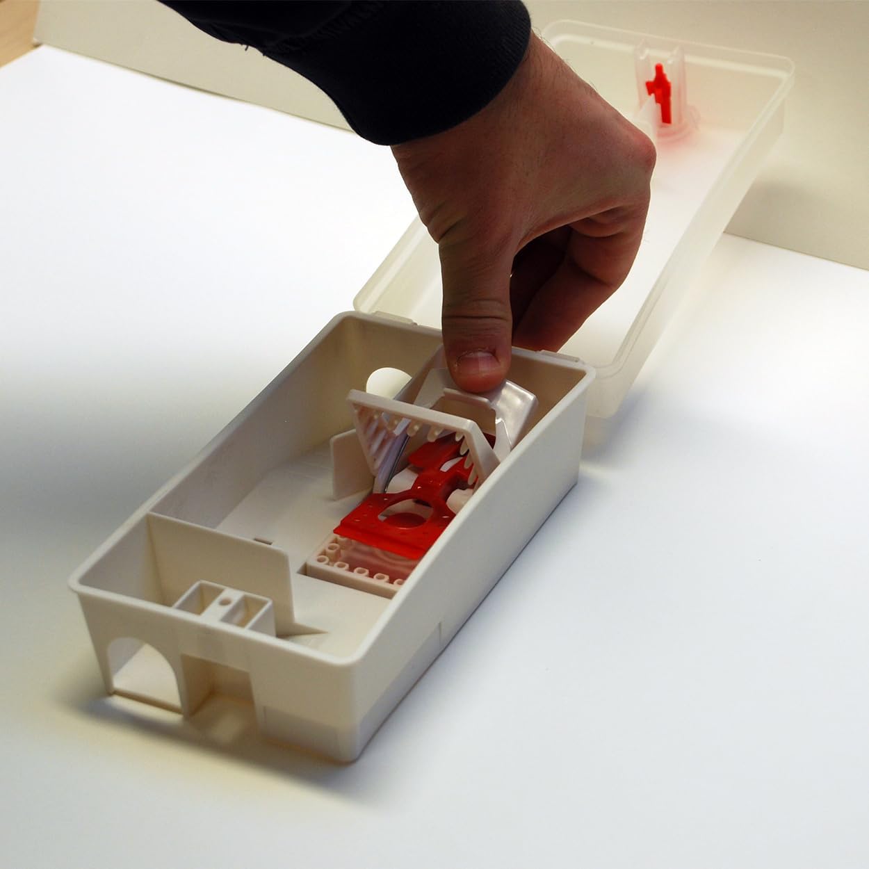 The Big Cheese Ultra Power Ready-Baited Mouse Trap Kit, White