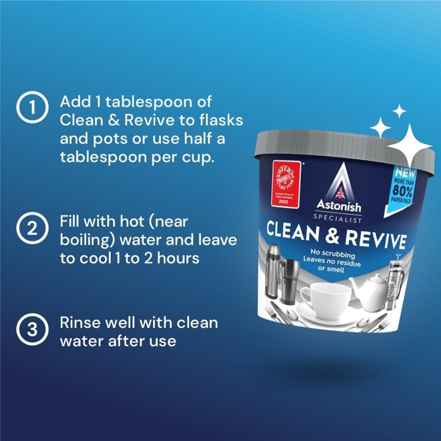 Astonish Specialist Clean & Revive Tea & Coffee Stain Remover 350g