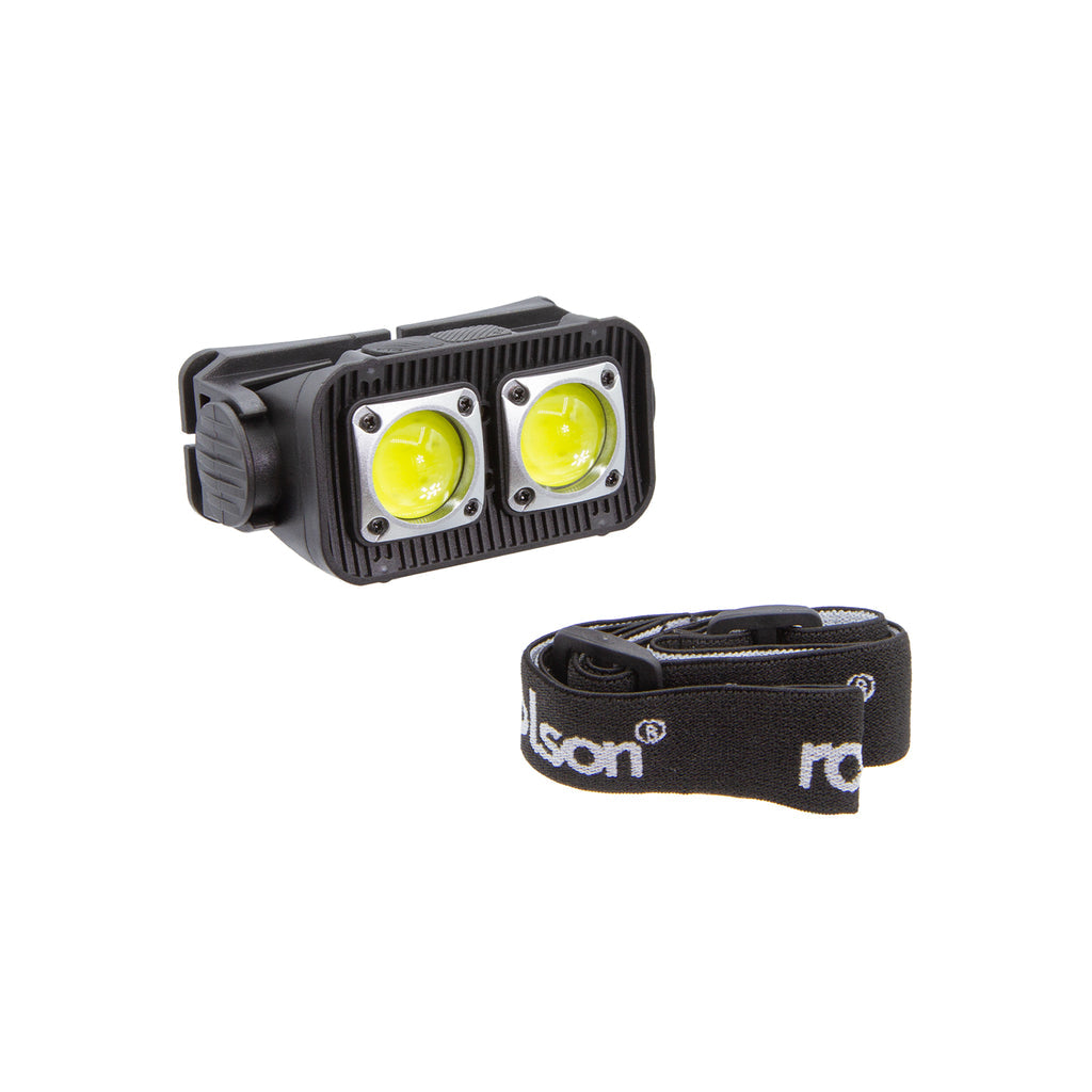 Rolson 5W Rechargeable Head Lamp | 300 Lumens | Black