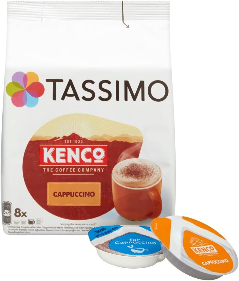 Tassimo Kenco Cappuccino Pods 16's (8 Drinks)