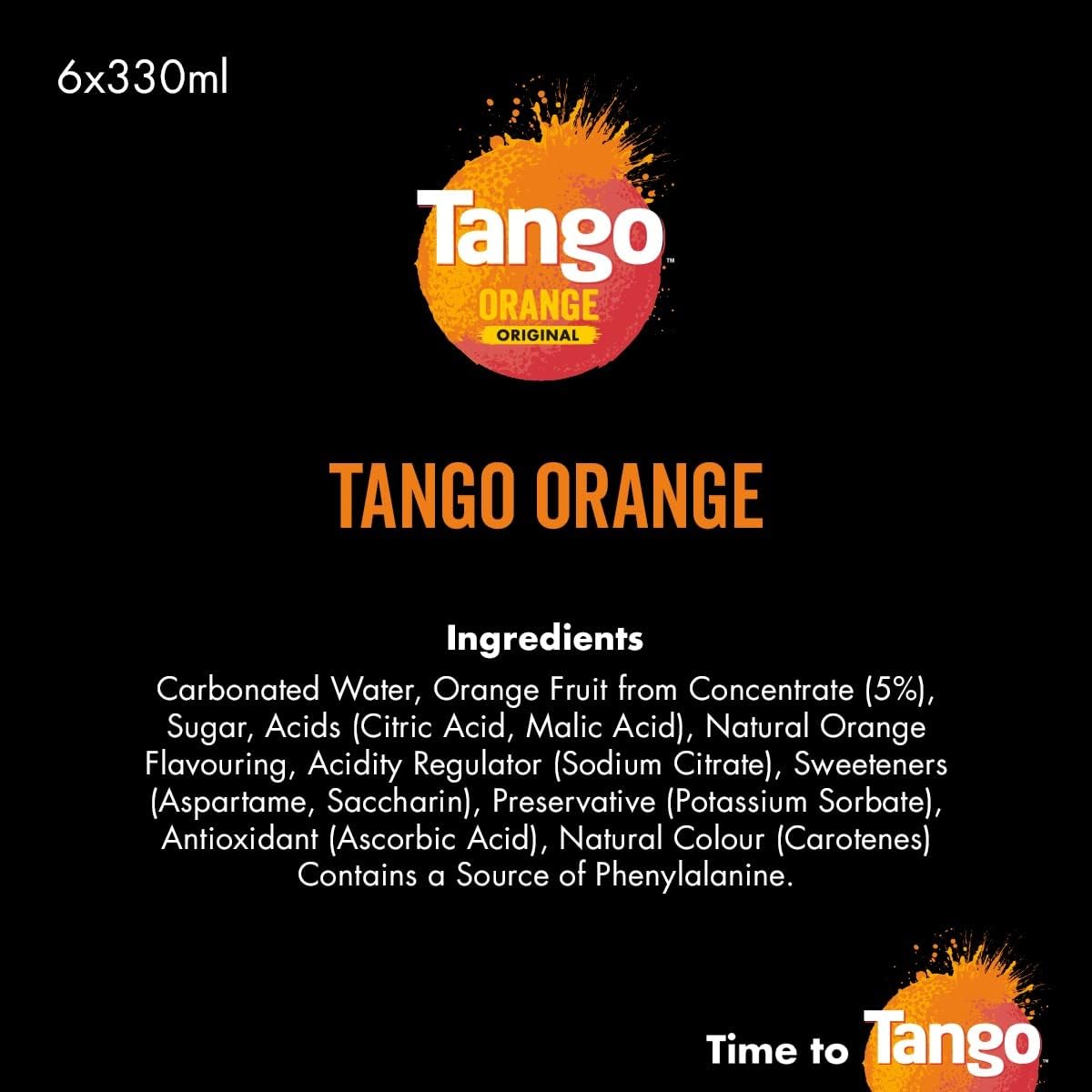 Tango Orange Cans 24x330ml