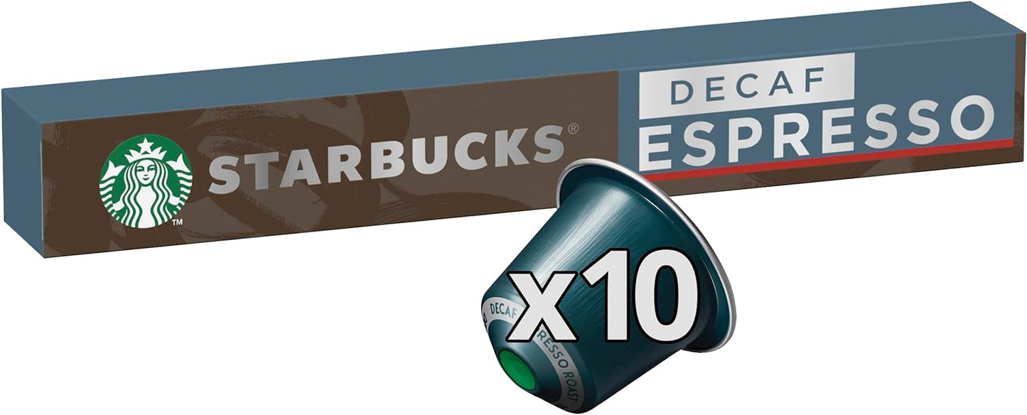 Starbucks Decaf Espresso Roast 10's (Nespresso Compatible Pods)