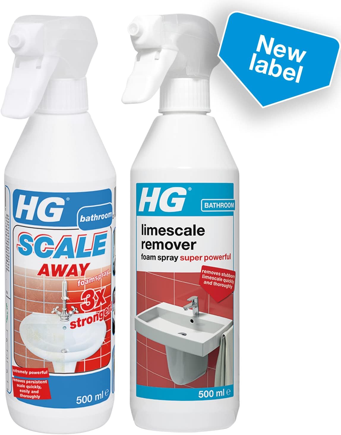 HG Bathroom Limescale Remover Spray 500ml SUPER POWERFUL VERSION