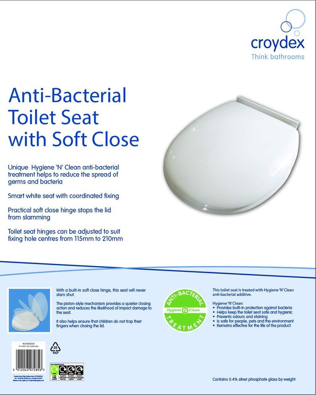 Croydex White HYGI Toilet SEAT WL400022H