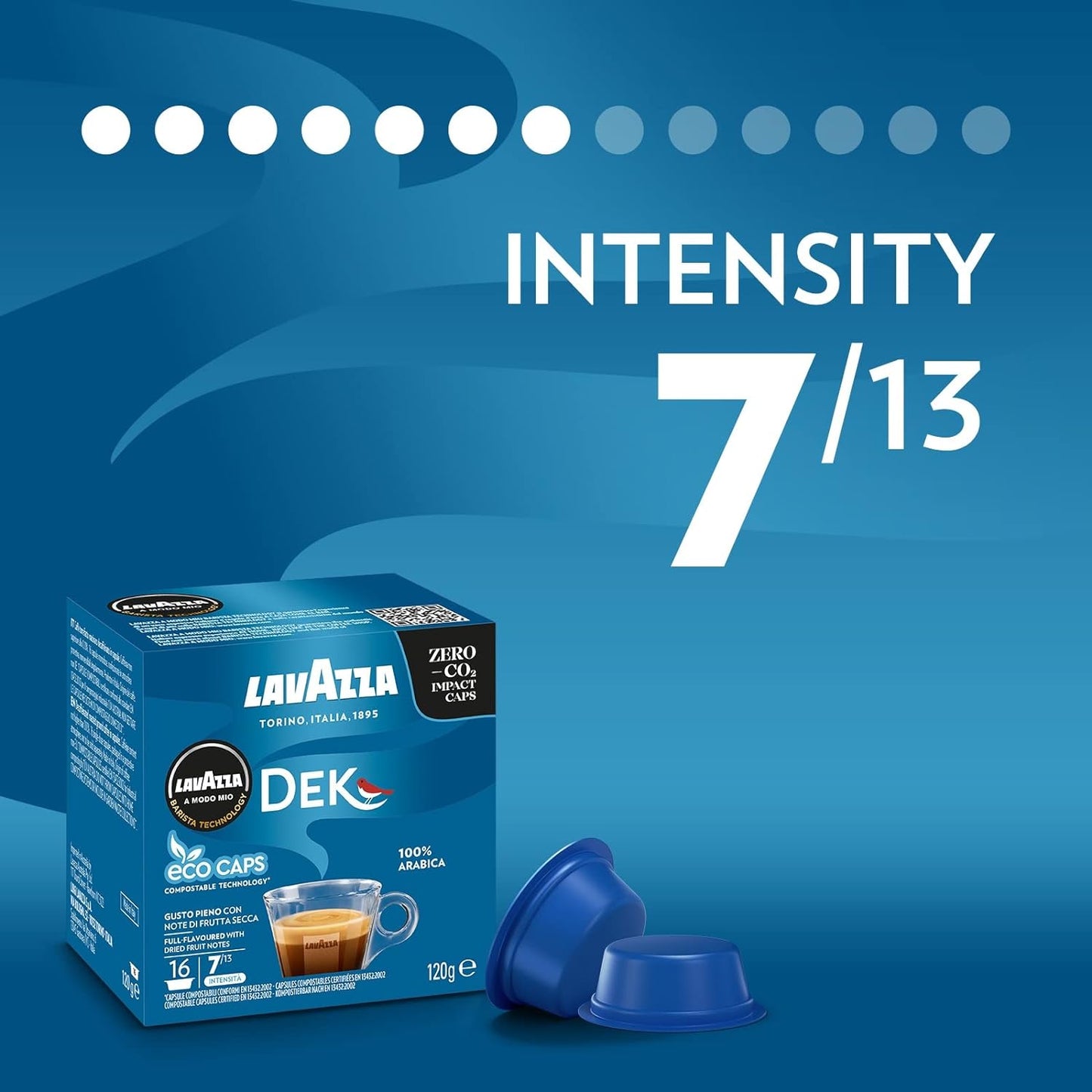 Lavazza Modo Mio Decaf Cremoso Capsules 16's