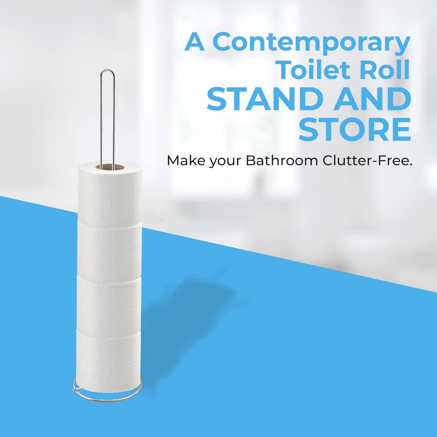 Blue Canyon Stainless Steel Toilet Roll Holder Chrome