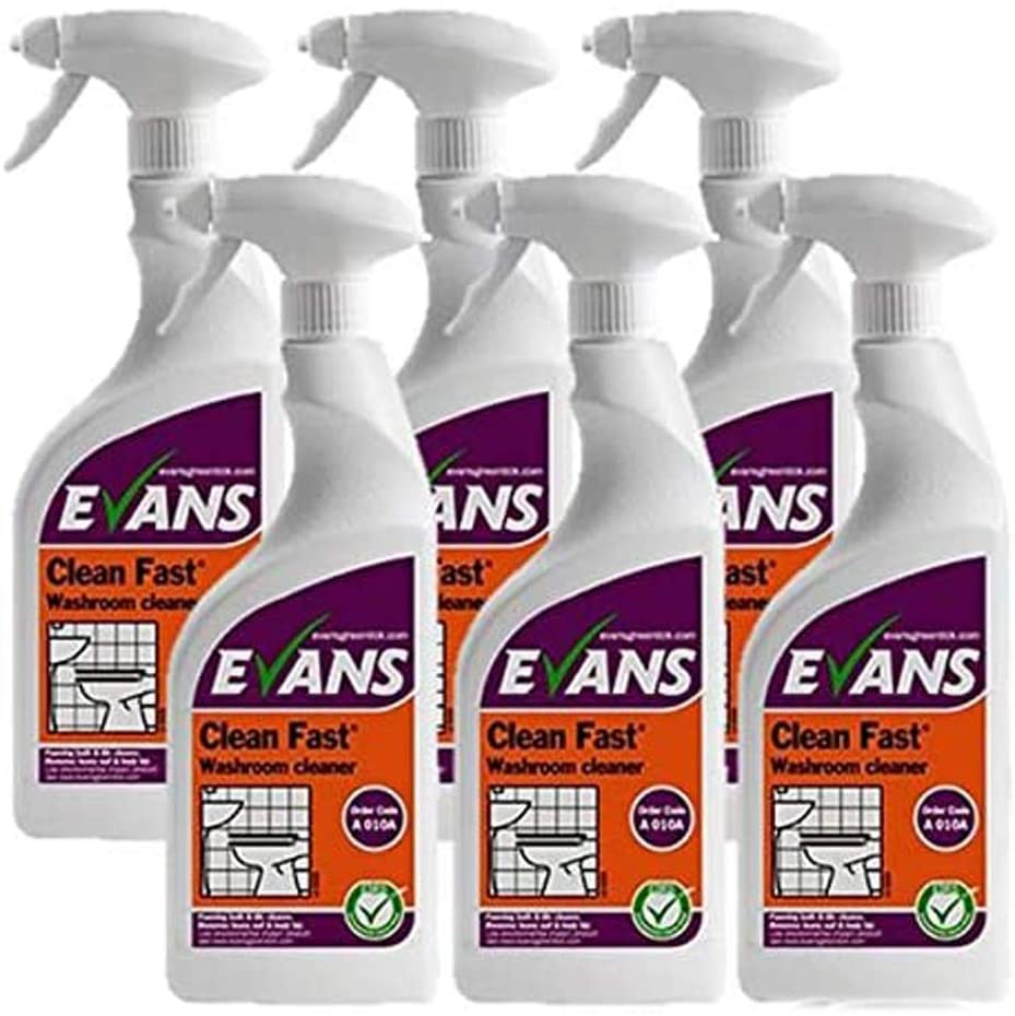 Evans Vanodine Clean Fast Washroom Cleaner 750ml - NWT FM SOLUTIONS