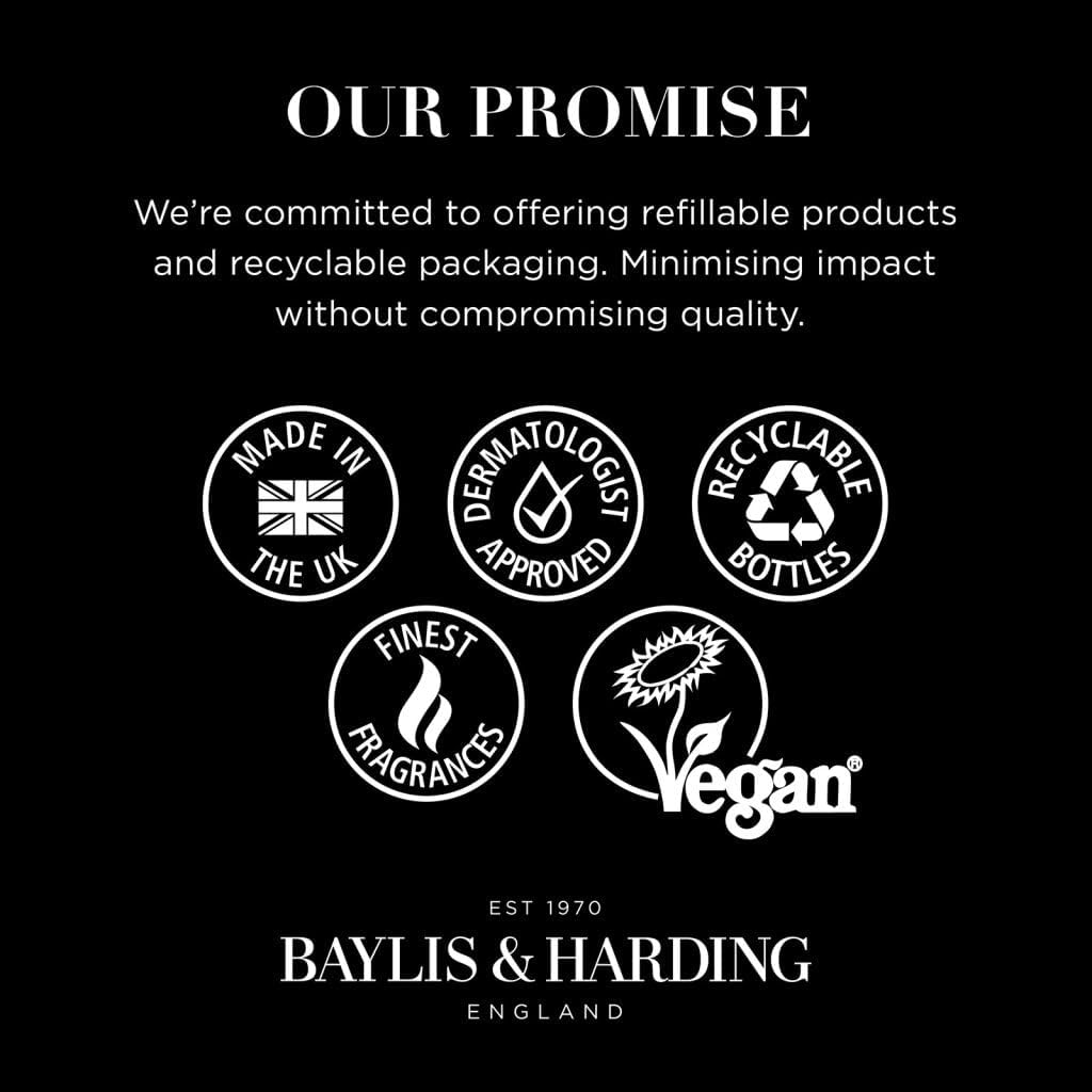 Baylis & Harding Vetiver, Cedar & Lemongrass | Anti-Bacterial Luxury Hand Wash | 1 x 500ml